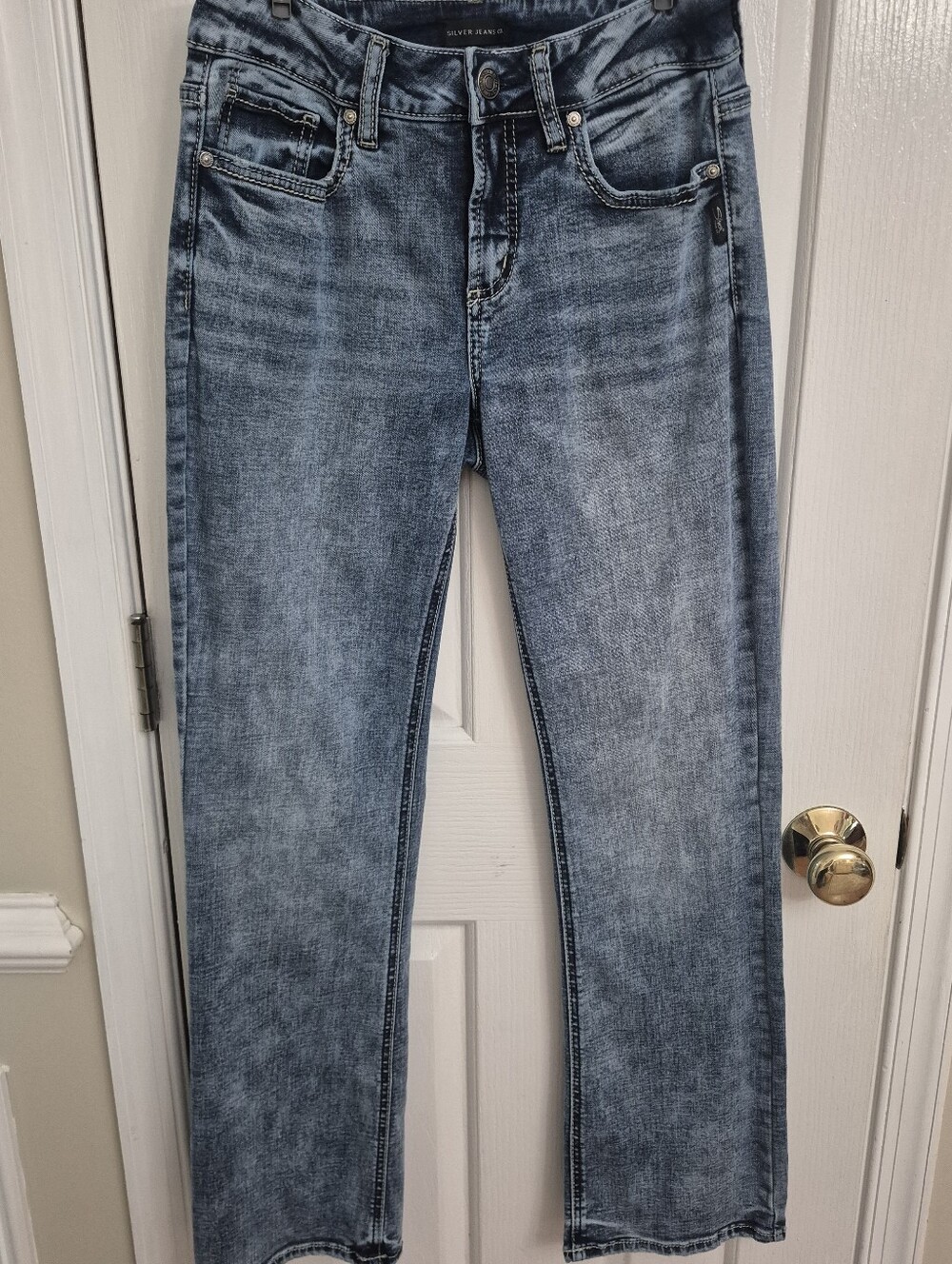 Silver Jeans Co Suki Slim Bootcut Jeans Dark Wash W28 L31 Stretch